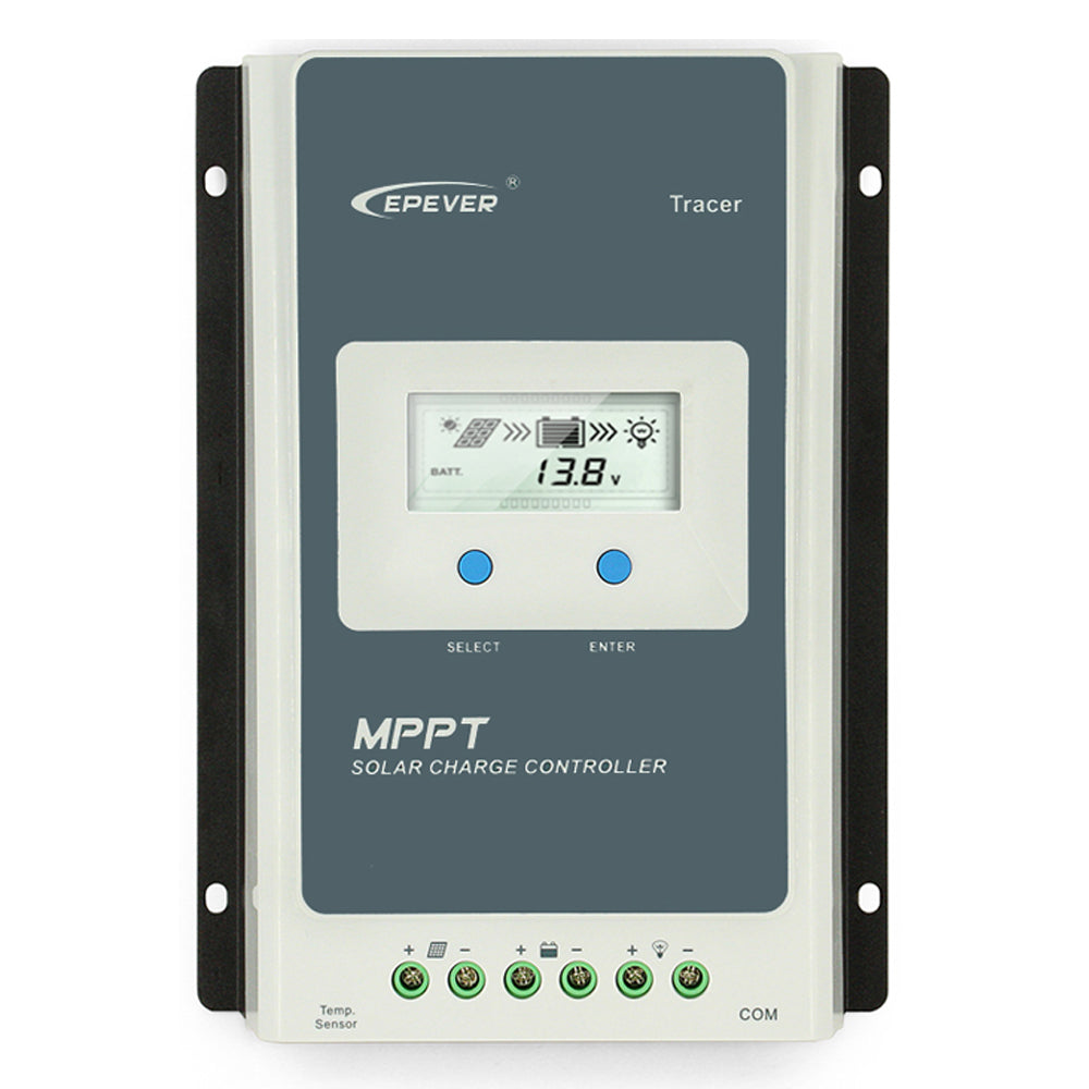 30A Epever MPPT Auto Max DC-100V Input Solar Charge Controller 12V/24V for Solar Panel System Regulator, Common Negative Grounding (Tracer-3210AN) -  - PowMr - Inverter Charger China Inc.