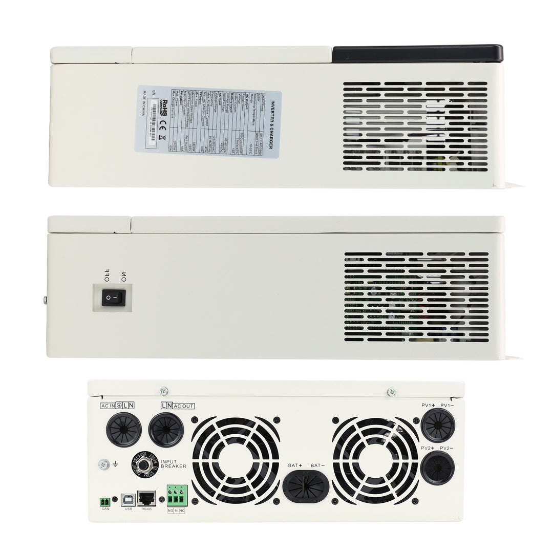 3Kw 24Vdc 110Vac Lithium Battery Activation Inverter Charger (HF2430U60) - HF series - PowMr - Inverter Charger China Inc.